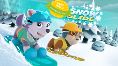 小狗狗滑雪企鹅救援