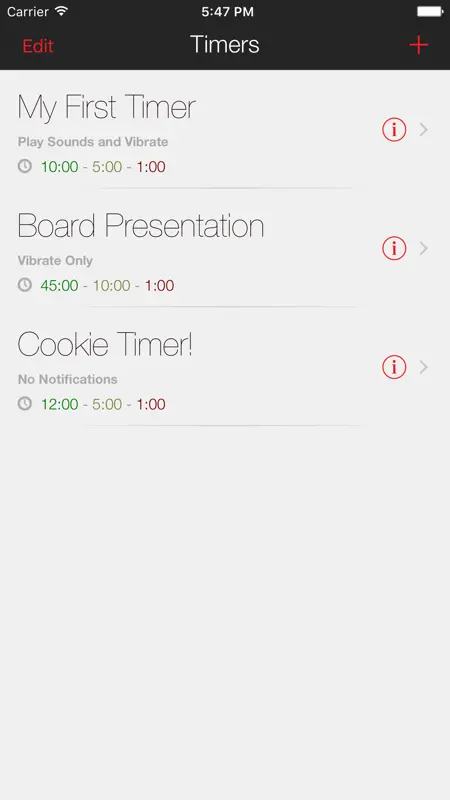 Presentation Clock screenshot 1 of 5