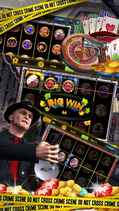 Screenshot #1 pour Golden Mafia Slots Casino Crime 7's Jackpot Rush