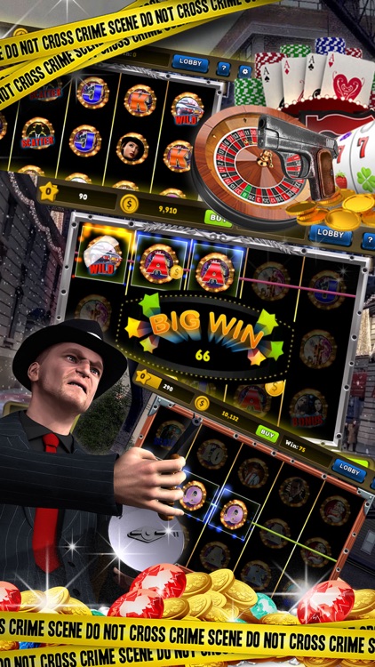 Golden Mafia Slots Casino Crime 7's Jackpot Rush