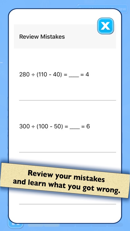 Mental Math Test — Multiplication and Division screenshot-4
