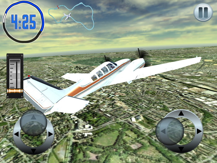 Real Pilot Flight Simulation Drive Airoplane 3D