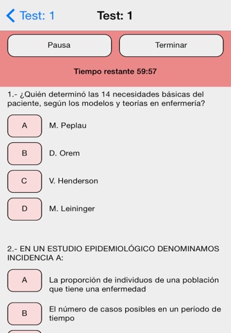 TestOpos Enfermería screenshot 3