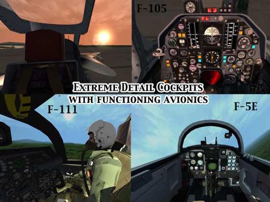 Gunship III - Flight Simulator - STRIKE PACKAGE iPad app afbeelding 1