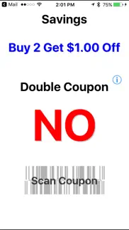 double coupon checker iphone screenshot 2