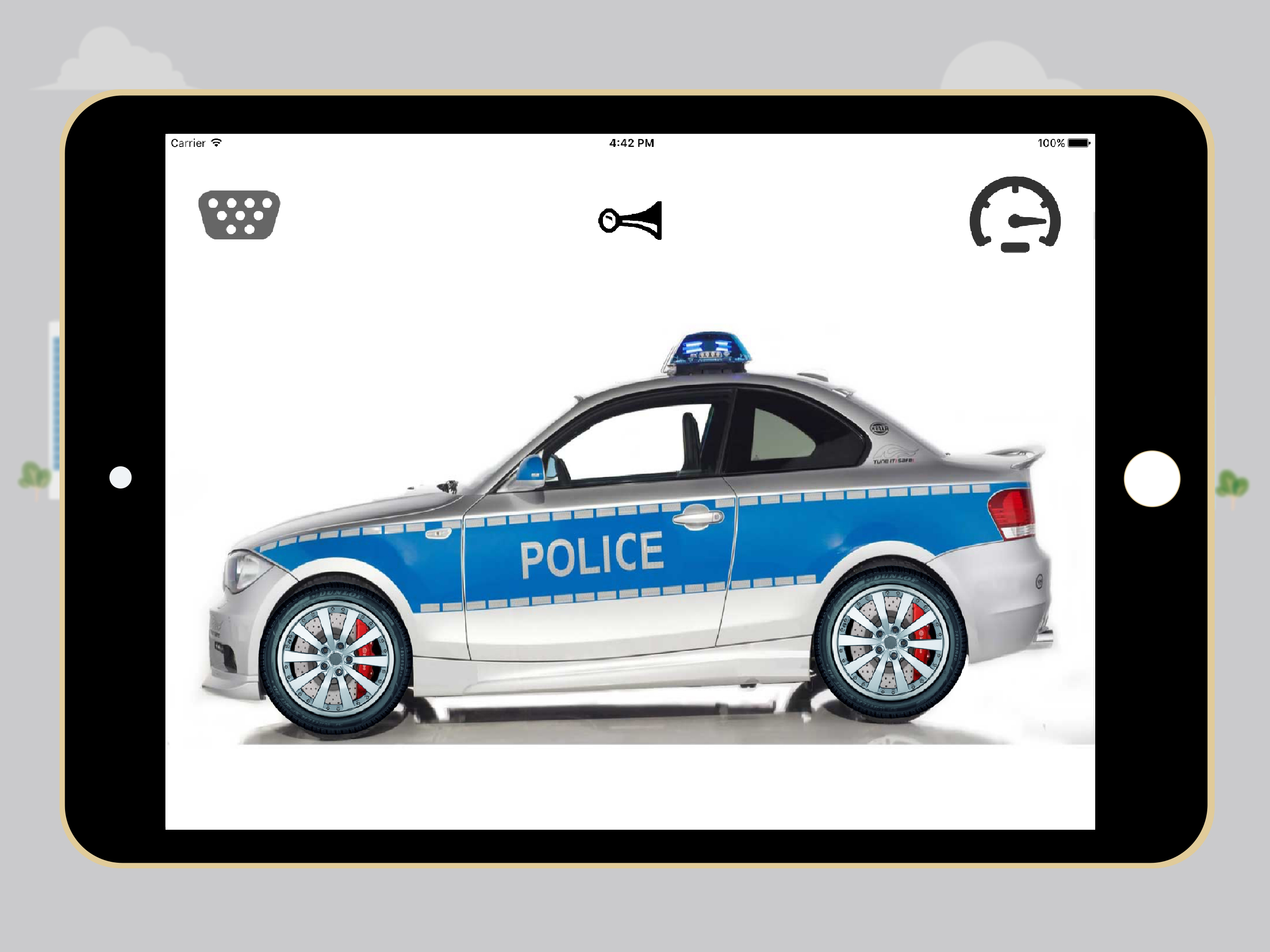 Toddler Police Car - Real Time Police Car for kids