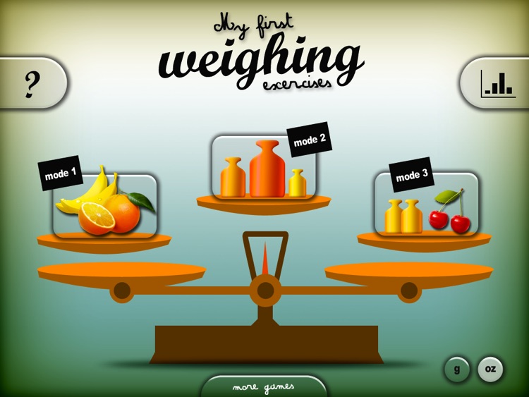 My first weighing exercises HD