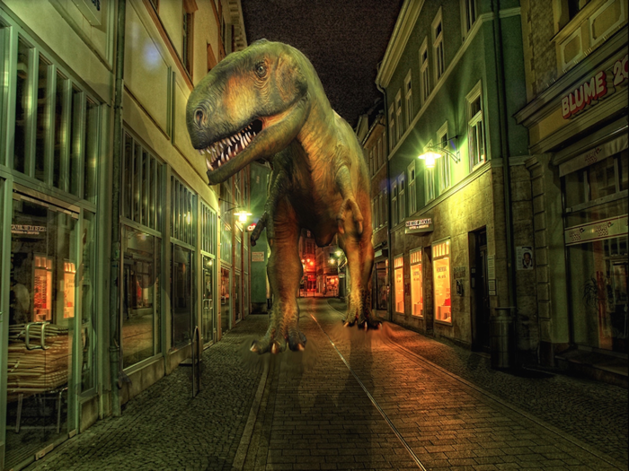 Killer T-Rex Shooting Combat