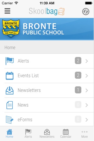 Bronte Public School - Skoolbag screenshot 2