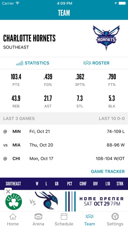 Charlotte Hornets screenshot-4
