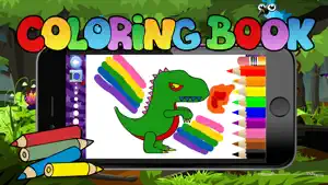 dinosaur coloring for kid-fun drawing free crayon for toddler screenshot #2 for iPhone