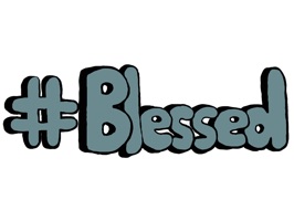 Send the latest slang to your friends with the #Blessed sticker pack