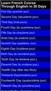 english french course in 30 days screenshot #1 for iPhone