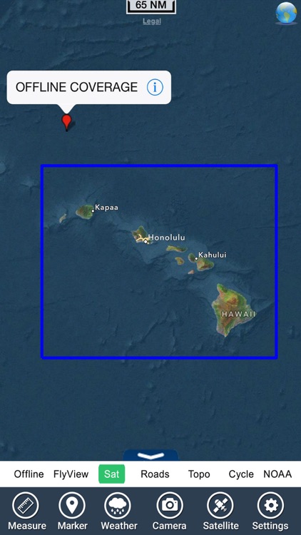 Boating Hawaii GPS kml map nautical fishing charts screenshot-4