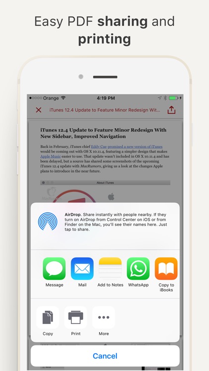 InstaWeb: Web to PDF Converter, Article Reader