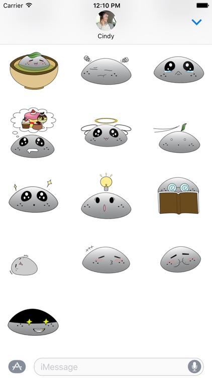 Kurogoma Mochi Stickers
