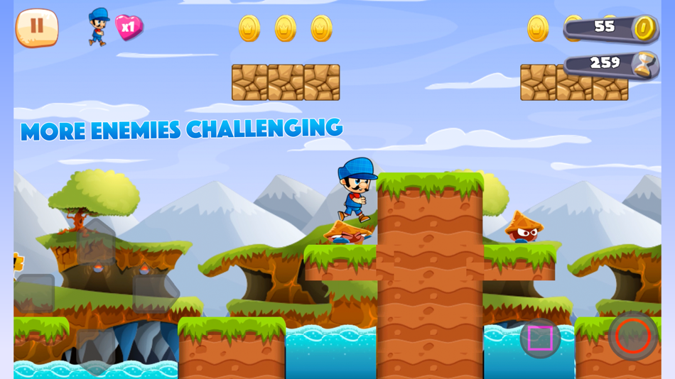 #1. Super Platform Adventure - Jump and Runner Games (iOS) Podle: Wichuda Maneekham