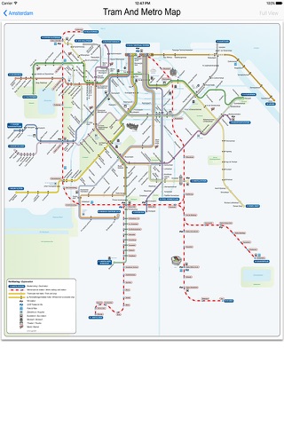 Amsterdam Metro Train Maps - náhled