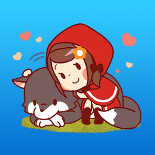 Animated Little Red Riding Hood Sticker Pack icon