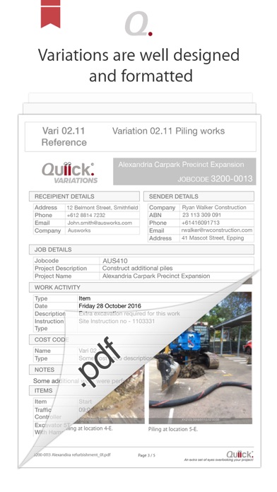 Screenshot #2 pour Quiick Variations