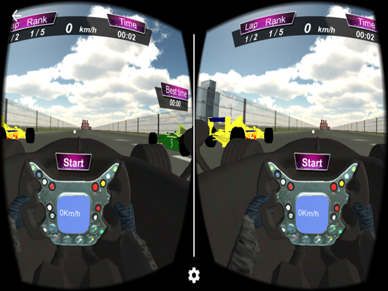 Screenshot #4 pour Racing Simulator  Car - VR Cardboard