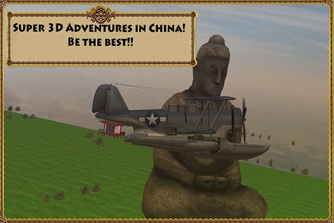 3D Air Simulation Adventures in China Free screenshot 2