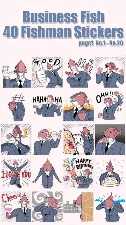 Business Fish Sticker