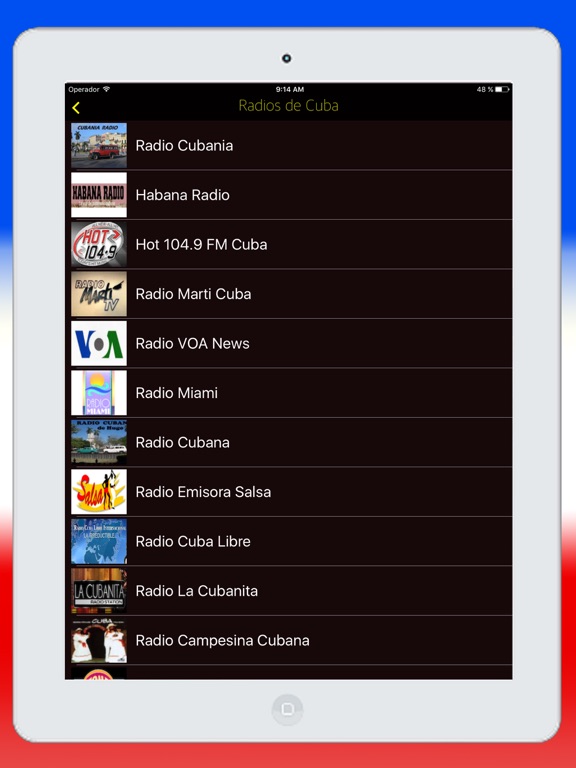 Screenshot #5 pour Radios de Cuba Online FM & AM - Emisoras Cubanas