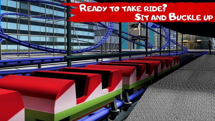 VR City Roller Coaster Free screenshot-3