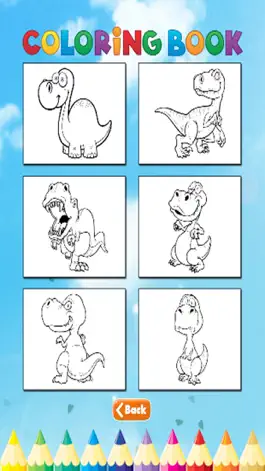 Game screenshot Динозавры Книжка-раскраска - Дино краски для детей apk