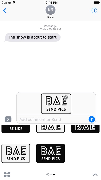 BAE Stickers