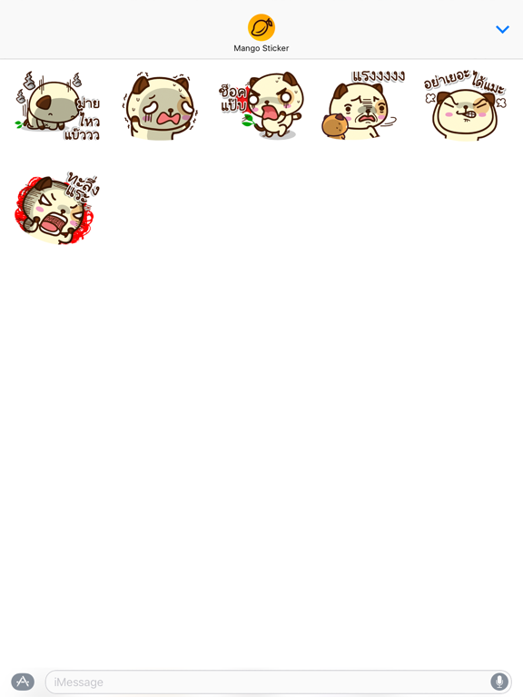 Screenshot #5 pour แพนด้าด๊อก (ภาษาไทย) - Mango Sticker