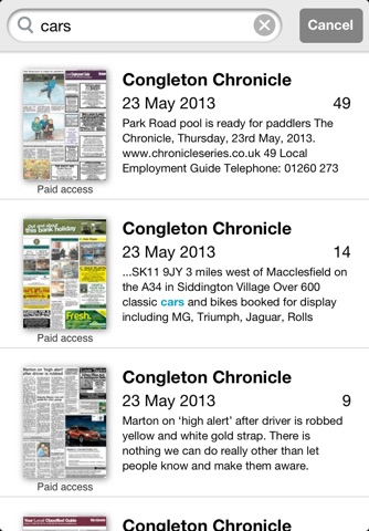 Congleton Chronicle screenshot 4