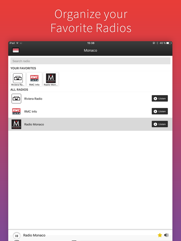 Screenshot #5 pour Radio Monaco - Radios MON FREE