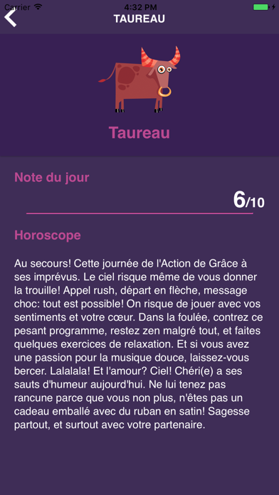 Screenshot #2 pour Horoscope Plus !