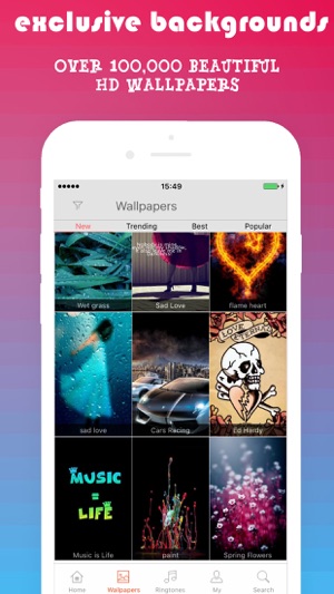 PHONEKY - Free iPhone Ringtones & Live Wallpapers(圖4)-速報App