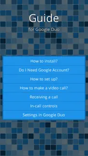 guide for google duo iphone screenshot 1