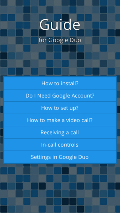Screenshot #1 pour Guide for Google Duo
