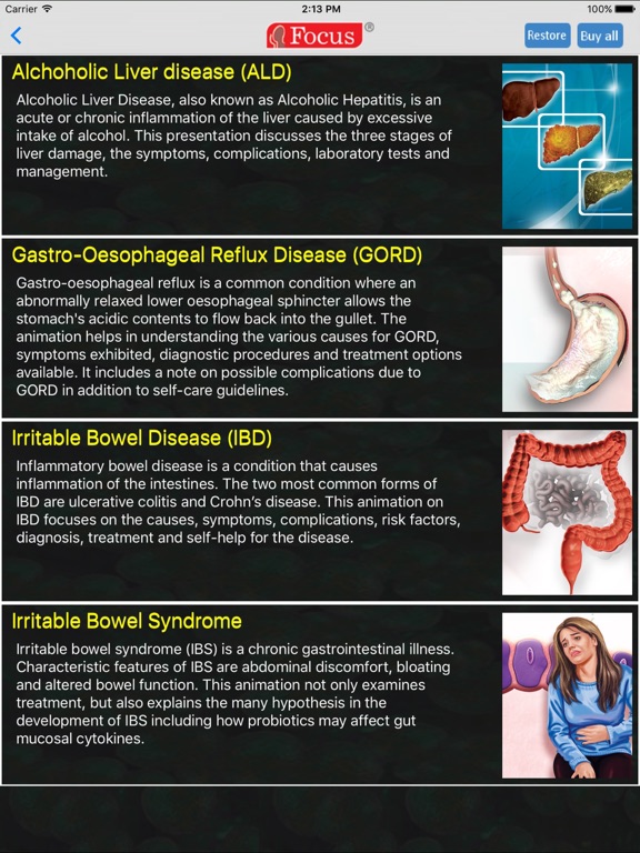Screenshot #5 pour Gastroenterology - Understanding Disease
