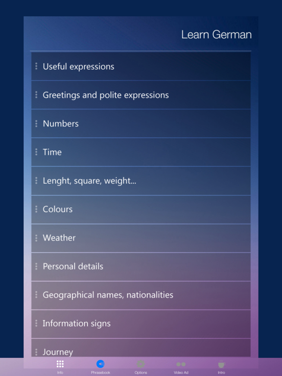 Screenshot #5 pour Learn GERMAN Learn Speak GERMAN Language Fast&Easy