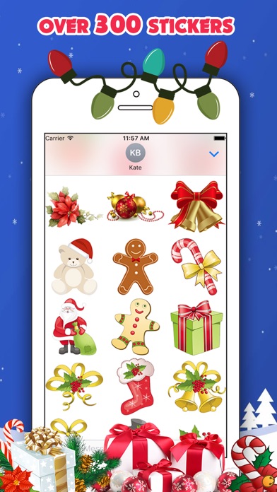 300 Christmas Stickersのスクリーンショット2 300 Christmas Stickersのスクリーンショット2