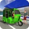 Xtreme Auto Rickshaw Driving:Snow City Tuk Tuk Sim