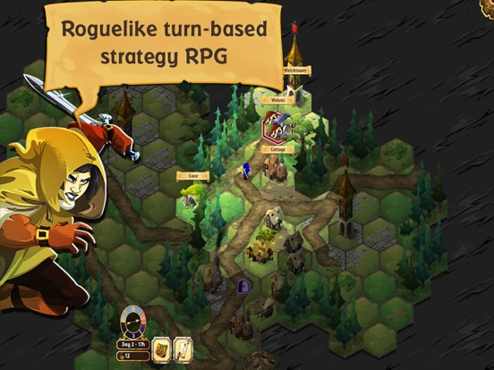 Crowntakers - The Ultimate Strategy RPG iPad app afbeelding 5