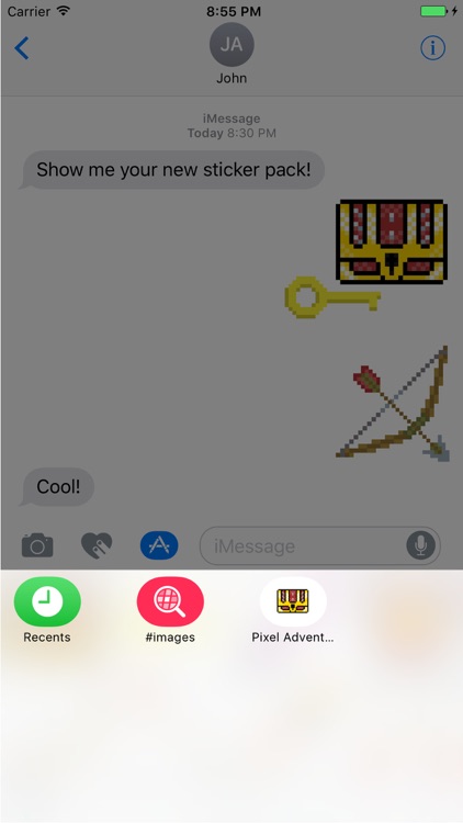 Pixel Adventure Stickers