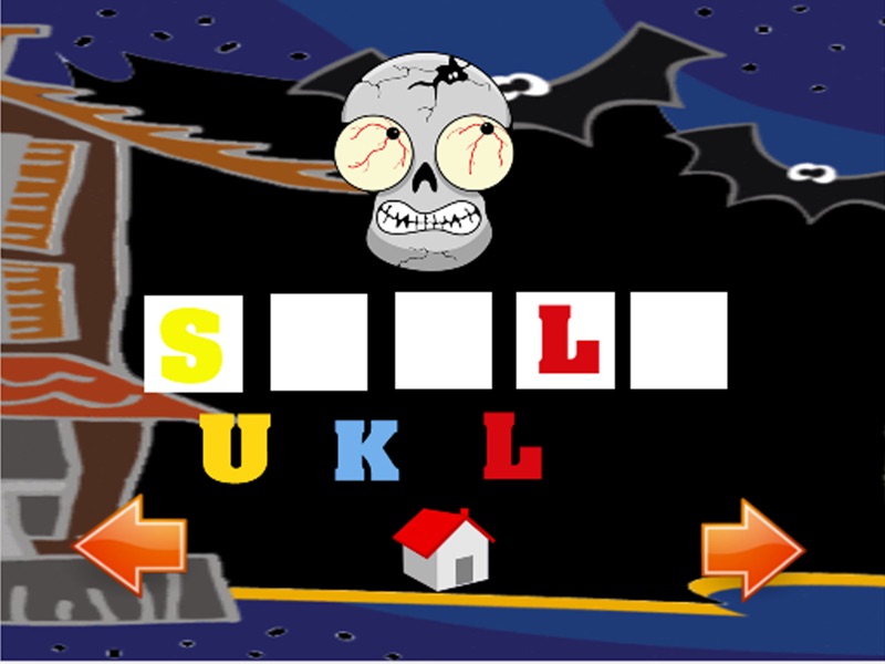 o dia das bruxas 2016 jogo de palavras Inglês screenshot 6