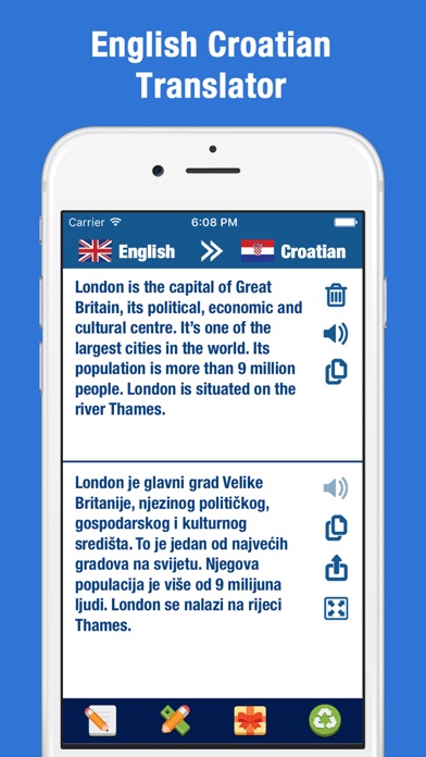 Screenshot #1 pour Traduction Croate Francais - Croate Dictionnaire