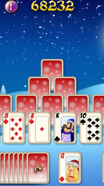 Christmas Solitaire Tri-Peaks