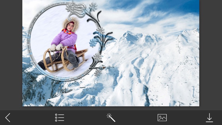 Xmas Santa Frame - Picture art screenshot-3