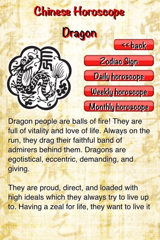 Chinese Horoscope daily weekly screenshot 2
