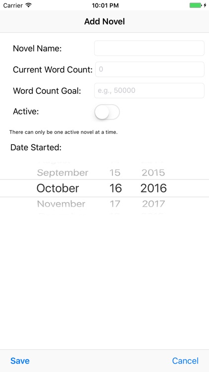 Novel Word Count